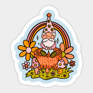 Virgo Gnome Sticker